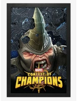 Outlet 😉 Marvel Contest Of Champions Rhino Poster 👍