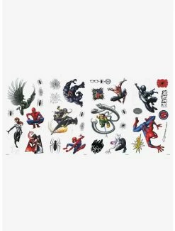 Flash Sale ⌛ Marvel Spider-Man Favorite Characters Peel And Stick Wall Decals ⌛ -Furniture Outlet Store 13032844 av2