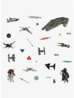 Wholesale 🥰 Star Wars Episode IX Galactic Ships Peel And Stick Wall Decals 👏