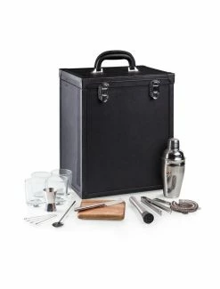 Budget 😍 Hamilton Black Portable Cocktail Bar ❤️