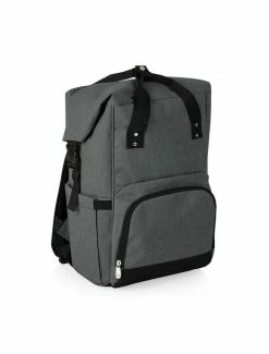Brand new 🌟 On The Go Roll-Top Heathered Gray Cooler 🎒 Backpack 👏 -Furniture Outlet Store 13033246 av1