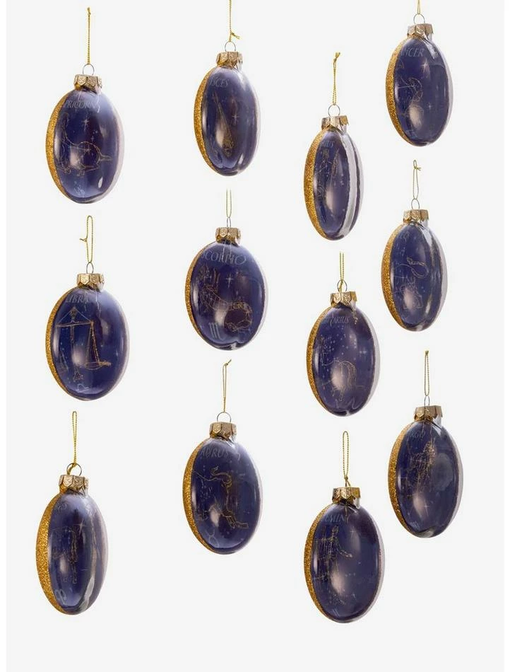 Discount ✨ Glass Zodiac Ornaments 🤩 1 Discount ✨ Glass Zodiac Ornaments 🤩