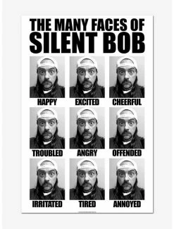 Buy ❤️ Jay And Silent Bob Reboot The Many Faces Of Silent Bob Poster 💯
