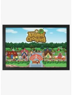 Budget 😉 Animal Crossing: New Leaf Town Framed Wall Art 🛒