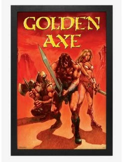 Cheap 🧨 Sega Classic Golden Axe Red Poster ❤️