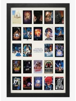 Brand new 🥰 Star Wars One Sheet Collage Framed Poster 👏