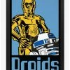 Top 10 ✔️ Star Wars Retro Droids Poster 🛒