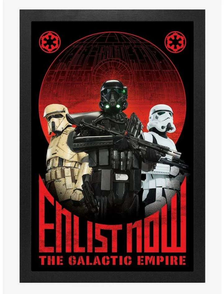 Best deal ๐คฉ Star Wars Rogue One Galactic Empire Framed Poster โ๏ธ 1 Best deal ๐คฉ Star Wars Rogue One Galactic Empire Framed Poster โ๏ธ