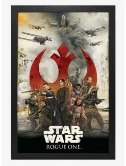 Cheap 👍 Star Wars Rogue One Rebels Logo Poster 🛒