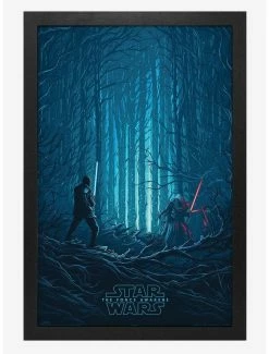 Deals ❤️ Star Wars The Force Awakens Finn V Ren Poster 🔔