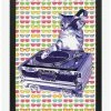 Hot Sale ⌛ Steez Dj Cat Poster 😀