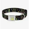 New 👏 Spongebob Squarepants Electric Poses 🐕 Dog Collar Seatbelt Buckle 🔔