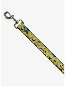 New 😍 Spongebob Squarepants Expressions 🦮 Dog Leash 🥰 -Furniture Outlet Store 13112191 av1