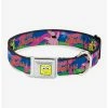 Best Sale ✔️ Spongebob Squarepants Nerd Spongebob Patrick Starfish Running Jumpin Jellyfish 🦮 Dog Collar Seatbelt Buckle ✨