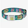 Brand new ✔️ Spongebob Squarepants Patrick Gary Not Normal 🐕 Dog Collar Seatbelt Buckle 🤩