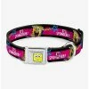 Outlet 🧨 Spongebob Squarepants Pose It's Spongebob Pink 🦮 Dog Collar Seatbelt Buckle 😍