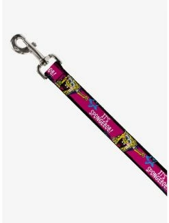 Budget 🤩 Spongebob Squarepants Pose It's Spongebob Pink 🐕 Dog Leash 👍 -Furniture Outlet Store 13112271 av1