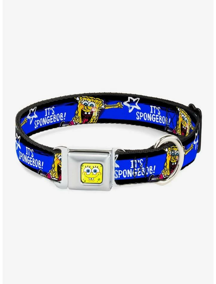 New ๐ Spongebob Sqaurepants Pose It's Spongebob Blue ๐ฆฎ Dog Collar Seatbelt Buckle ๐งจ 1 New ๐ Spongebob Sqaurepants Pose It's Spongebob Blue ๐ฆฎ Dog Collar Seatbelt Buckle ๐งจ