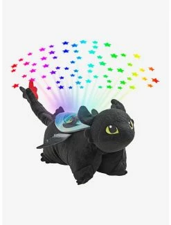 New 🌟 How To Train Your Dragon Toothless Sleeptime Lite Pillow Pets Plush Toy 🛒