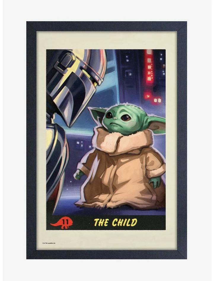 Outlet โ Star Wars The Mandalorian The Child Framed Poster ๐ 1 Outlet โ Star Wars The Mandalorian The Child Framed Poster ๐
