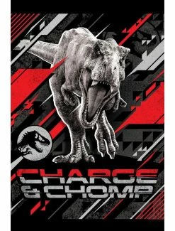 Best Sale ✨ JURASSIC WORLD CHARGE AND CHOMP POSTER 🛒