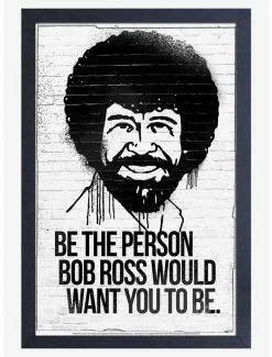 Hot Sale 🎁 Bob Ross Be the Person Framed Poster 🧨