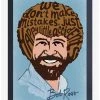 Flash Sale ✔️ Bob Ross Happy Accidents Typography Framed Poster 🤩