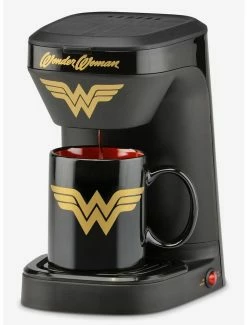 Outlet ๐ DC Comics Wonder ๐ฉ Woman 1-Cup Coffee Maker with Mug ๐