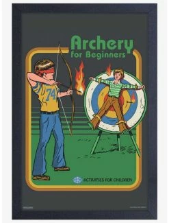 Promo 🥰 Archery For Beginners Framed Print By Steven Rhodes 🌟