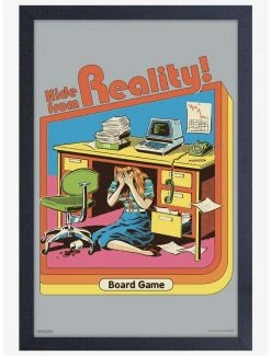 Cheap 🌟 Hide From Reality Framed Print By Steven Rhodes 😉