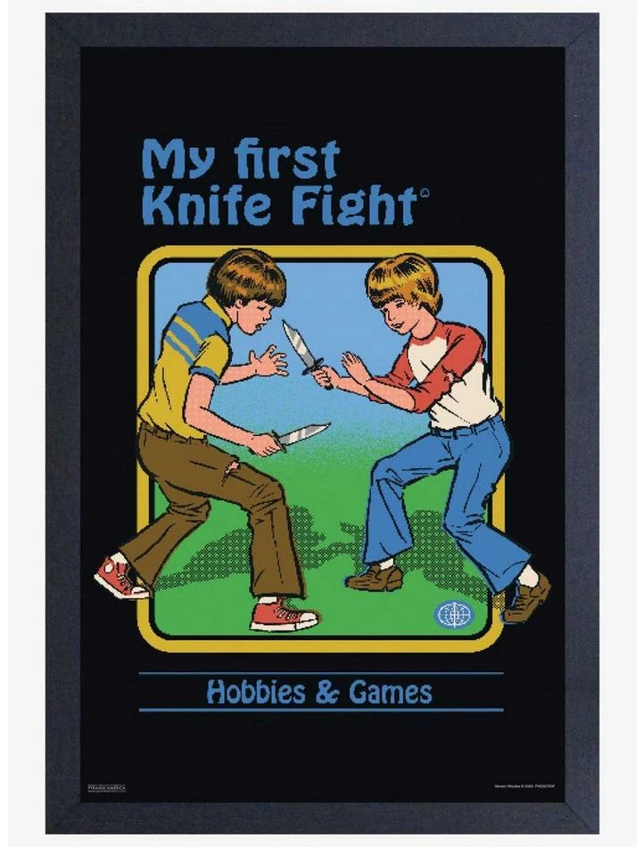 Wholesale ๐งจ Knife Fight Framed Print By Steven Rhodes ๐ 1 Wholesale ๐งจ Knife Fight Framed Print By Steven Rhodes ๐