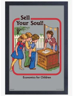 Top 10 🌟 Sell Your Soul Framed Poster By Steven Rhodes ✔️