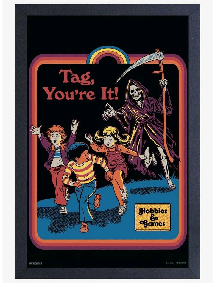 Discount 👏 Tag You're It Framed Poster By Steven Rhodes ⭐ 1 Discount 👏 Tag You're It Framed Poster By Steven Rhodes ⭐