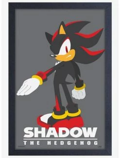 Deals 🛒 Sonic The Hedgehog Modern Character Shadow Framed Poster 🔔