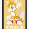 Deals 😍 Sonic The Hedgehog Modern Character Tails Framed Poster 😀