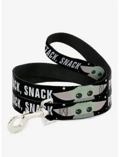 Discount 🛒 Star Wars The Mandalorian The Child Chibi Face Protect Attack Snack 🐕 Dog Leash 🎉