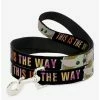 Brand new ✔️ Star Wars The Mandalorian The Child Chibi Pose This Is The Way 🦮 Dog Leash 🔥