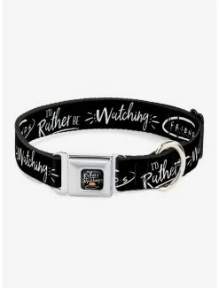 Cheap 🔥 Friends The Television Series Logo Seatbelt Buckle 🐕 Dog Collar 🌟