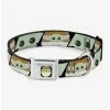 Best deal 🌟 Star Wars The Mandalorian The Child Chibi Face Seatbelt Buckle 🦮 Dog Collar 🔔