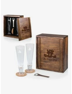 Hot Sale 😉 Disney Mickey Mouse & Minnie Mouse Beverage Glass Set 🛒