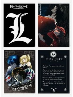 Cheap 👏 Death Note Mini Poster 4 Pack 😀