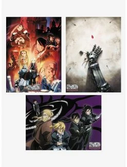 Wholesale ✔️ Fullmetal Alchemist Brotherhood Mini Poster 3 Pack 🎁