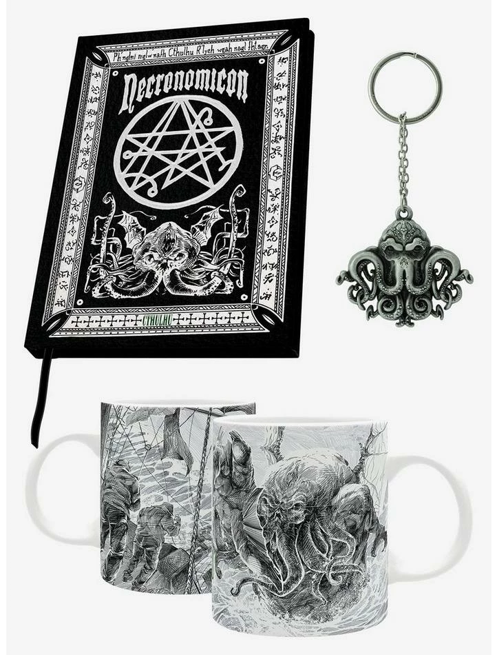 Outlet 🥰 Cthulhu Cthulhu Journal Keychain And Mug 3-Piece Set 🤩 1 Outlet 🥰 Cthulhu Cthulhu Journal Keychain And Mug 3-Piece Set 🤩