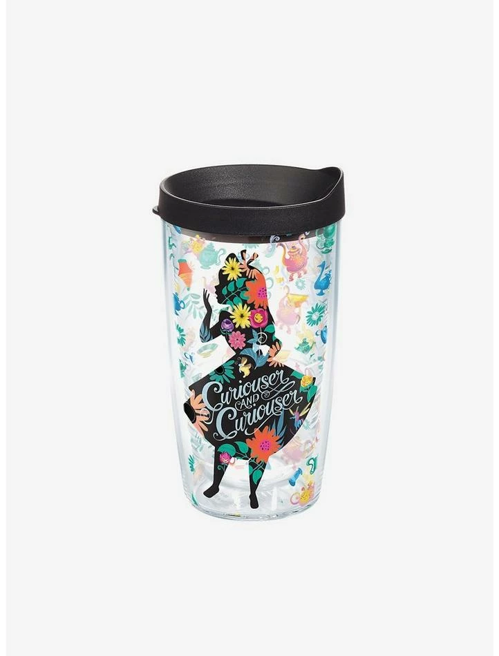 Promo โญ Disney Alice In Wonderland Curiouser 16oz Classic Tumbler With Lid ๐ 1 Promo โญ Disney Alice In Wonderland Curiouser 16oz Classic Tumbler With Lid ๐