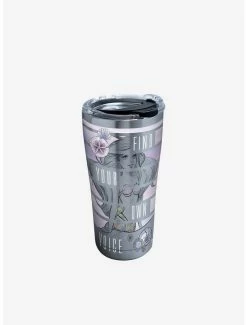 Cheapest 👏 Disney Little Mermaid Find Your Voice 20oz Stainless Steel Tumbler With Lid ✨