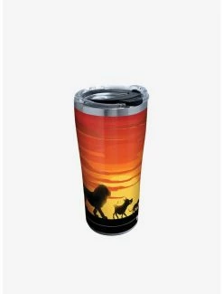 Deals 😍 Disney The Lion King Silhouette 20oz Stainless Steel Tumbler With Lid ⌛