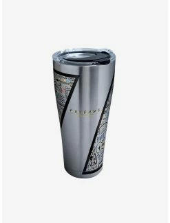 Best deal 🔥 Friends Pattern 30oz Stainless Steel Tumbler With Lid 😍