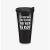 Cheapest 🛒 Friends They Don't Know 24oz Classic Tumbler With Lid 🔔