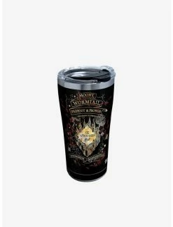 Outlet ⌛ Harry Potter Black Marauder's Map 20oz Stainless Steel Tumbler With Lid 😀