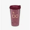 Buy 🔔 Harry Potter Maroon and Gold Glasses 24oz Classic Tumbler With Lid 😀